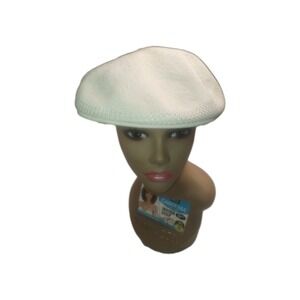 Dobbs Flat Cap Cream USA Peaky Blinders Style Large Men's Polyester Blend